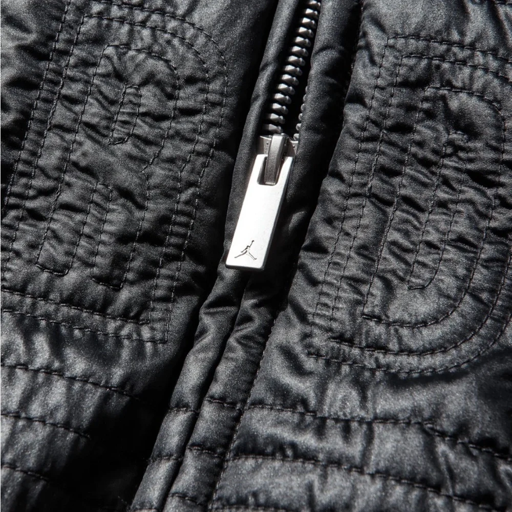 Jordan Flight Varsity Full-Zip Quilted Jacket Black Full-Zip II5324-010 Size S